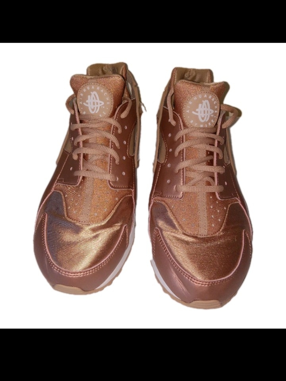 Nike Air Haurache Rose Gold Sneakers 10 - Picture 2 of 14